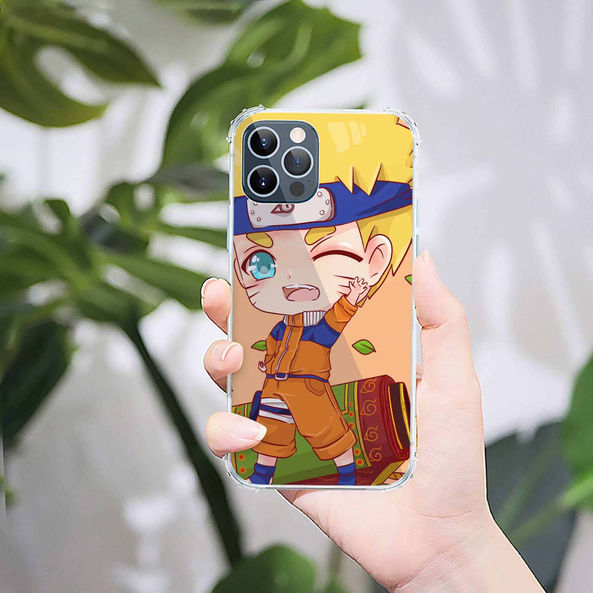 （画像用） NARUTO -ナルト- NARUTO -ナルト- 疾風伝 【iPhone 12シリーズ対応】透明スマホケース（クリアソフトケース）